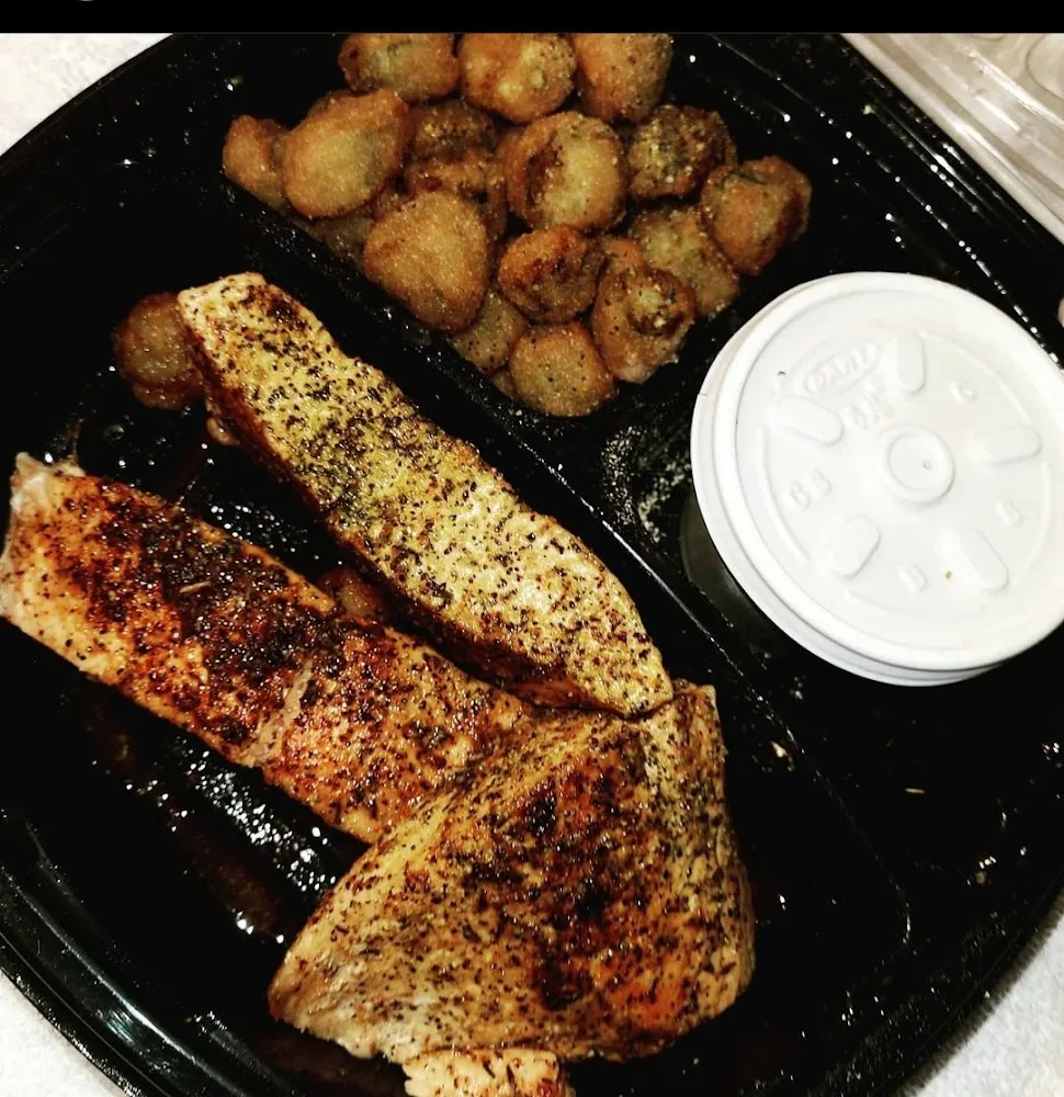 3 Piece Lemon Pepper Salmon Dinner