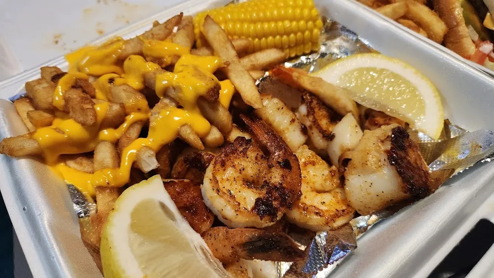 Grilled Shrimp & Scallops